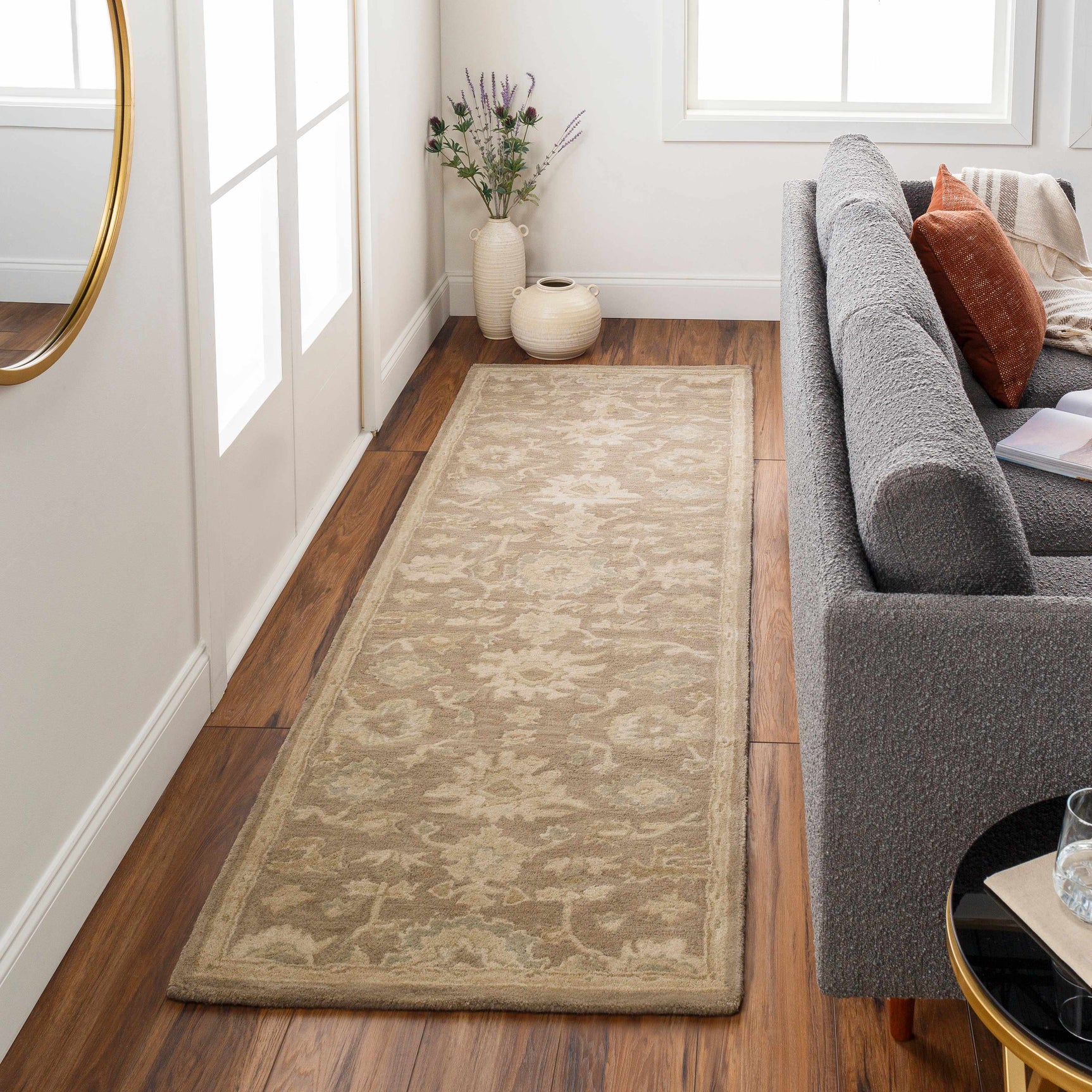 Hazen Hand Tufted Beige 1149 Area Rug - Ornate Home