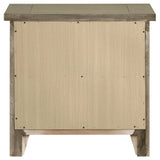 Hazlewood Vineyard Oak 2-drawer Nightstand Bedside Table - Ornate Home