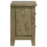 Hazlewood Vineyard Oak 2-drawer Nightstand Bedside Table - Ornate Home