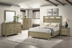 Hazlewood Vineyard Oak 2-drawer Nightstand Bedside Table - Ornate Home