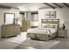 Hazlewood Vineyard Oak 5-piece Queen Bedroom Set - Ornate Home