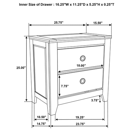 Hazlewood Vineyard Oak 5-piece Queen Bedroom Set - Ornate Home