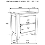 Hazlewood Vineyard Oak 5-piece Queen Bedroom Set - Ornate Home