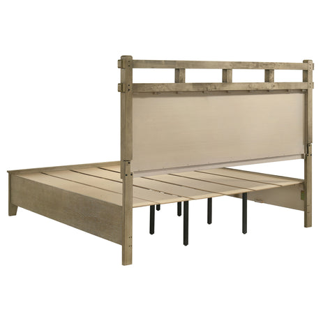 Hazlewood Vineyard Oak 59-inch Eastern King Storage Bed - Ornate Home