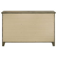 Hazlewood Vineyard Oak 6-drawer Bedroom Dresser Cabinet - Ornate Home