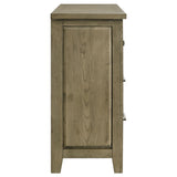 Hazlewood Vineyard Oak 6-drawer Bedroom Dresser Cabinet - Ornate Home