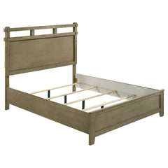 Hazlewood Vineyard Oak 61-inch Queen Panel Bed - Ornate Home