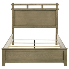 Hazlewood Vineyard Oak 61-inch Queen Panel Bed - Ornate Home