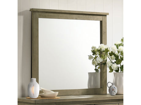 Hazlewood Vineyard Oak Dresser Mirror - Ornate Home