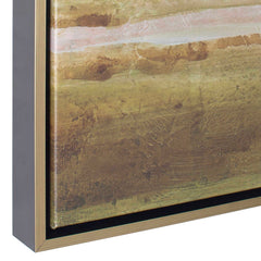 Hazy Lake Multicolor Framed Landscape Art - Ornate Home