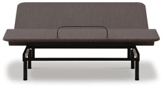 Head/Foot Model - Good Charcoal Gray Cal King Adjustable Base - Ornate Home