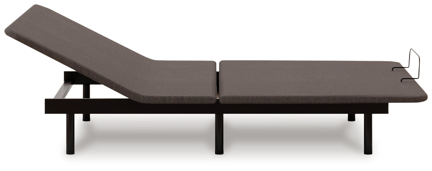 Head/Foot Model - Good Charcoal Gray Queen Adjustable Base (Online Special Price) - Ornate Home