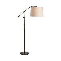 Healy Black Articulating Adjustable Floor Lamp - Ornate Home