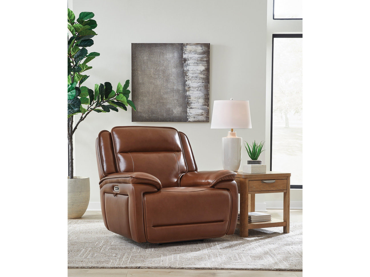Healy Pier Chocolate Power Recliner (Online Special Price) - Ornate Home