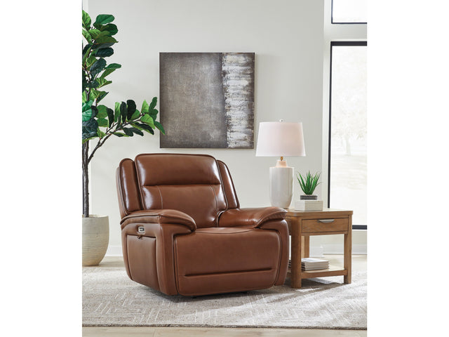 Healy Pier Chocolate Power Recliner - Ornate Home