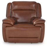 Healy Pier Chocolate Power Reclining Sofa, Loveseat and Recliner (Online Special Price) - Ornate Home