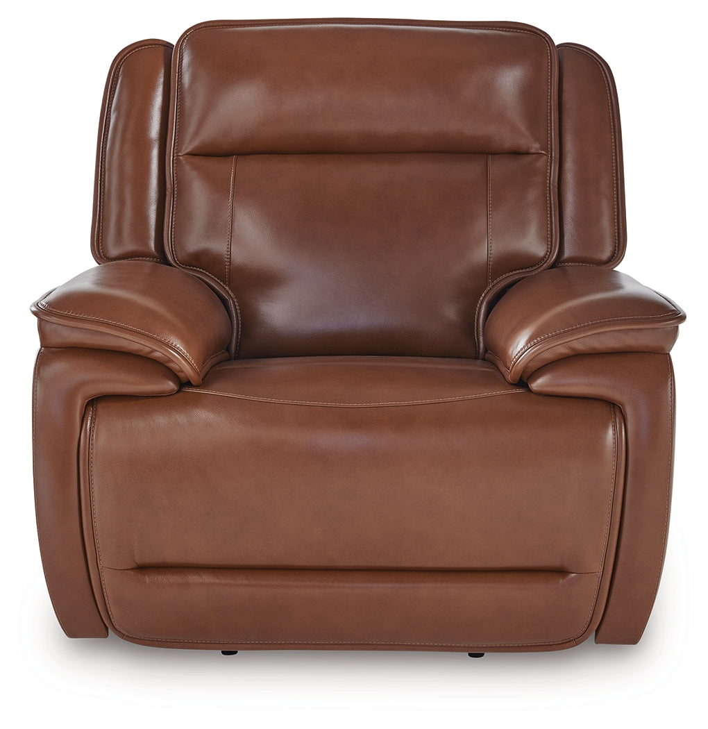 Healy Pier Chocolate Power Reclining Sofa, Loveseat and Recliner (Online Special Price) - Ornate Home