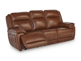 Healy Pier Chocolate Power Reclining Sofa (Online Special Price) - Ornate Home