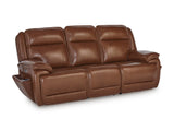 Healy Pier Chocolate Power Reclining Sofa (Online Special Price) - Ornate Home