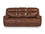 Healy Pier Chocolate Power Reclining Sofa (Online Special Price) - Ornate Home