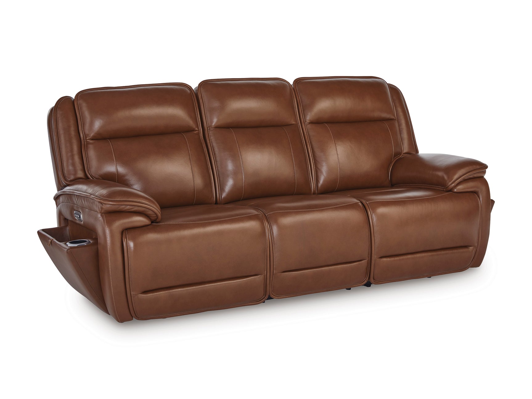 Healy Pier Chocolate Power Reclining Sofa - Ornate Home