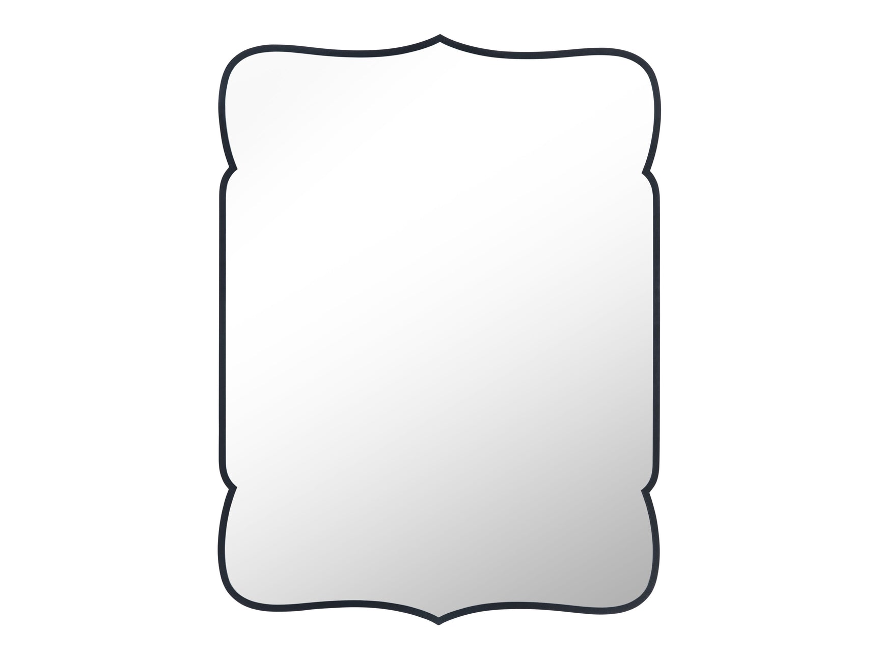 Hearst Black Wall Mirror - Ornate Home