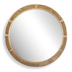 Heart Of Gold Round Mirror - Ornate Home