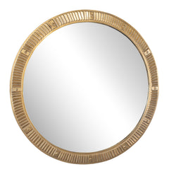 Heart Of Gold Round Mirror - Ornate Home