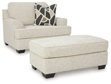 Heartcort Oversized Chair and Ottoman (Online Special Price) - Ornate Home