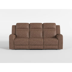 Hearth Brown Double Reclining Sofa - Ornate Home