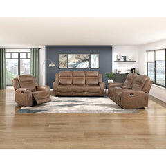 Hearth Brown Reclining Chair - Ornate Home