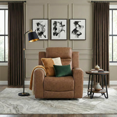 Hearth Brown Reclining Chair - Ornate Home