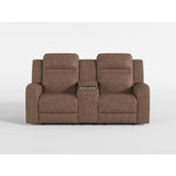 Hearth Gray Double Reclining Loveseat With Center Console - Ornate Home