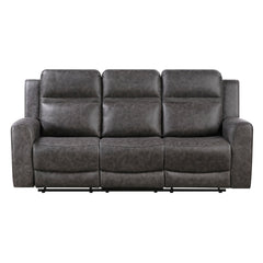 Hearth Gray Double Reclining Sofa - Ornate Home
