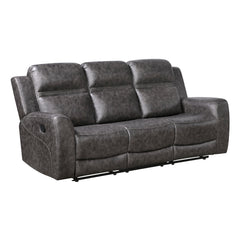 Hearth Gray Double Reclining Sofa - Ornate Home