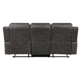 Hearth Gray Double Reclining Sofa - Ornate Home