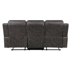 Hearth Gray Double Reclining Sofa - Ornate Home