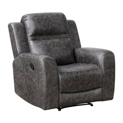 Hearth Gray Reclining Chair - Ornate Home