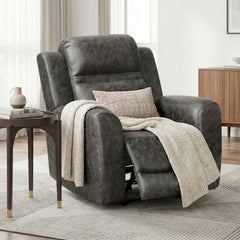 Hearth Gray Reclining Chair - Ornate Home