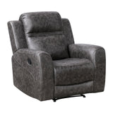 Hearth Gray Reclining Chair - Ornate Home