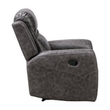 Hearth Gray Reclining Chair - Ornate Home