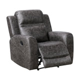 Hearth Gray Reclining Chair - Ornate Home