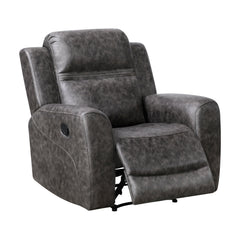 Hearth Gray Reclining Chair - Ornate Home