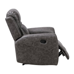 Hearth Gray Reclining Chair - Ornate Home