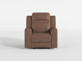 Hearth Gray Reclining Chair - Ornate Home