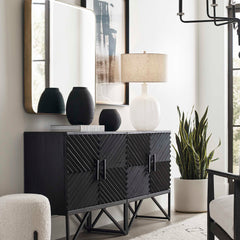 Hearth Matte Black Vases (Set of 3) - Ornate Home