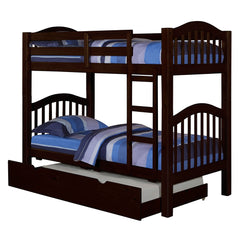 Heartland Espresso Twin/Twin Bunk Bed - Ornate Home