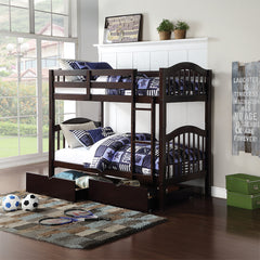 Heartland Espresso Twin/Twin Bunk Bed - Ornate Home