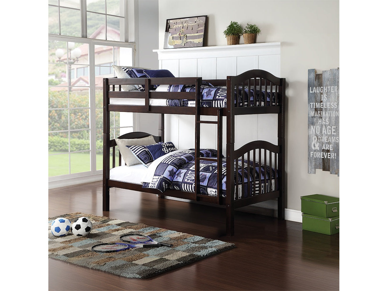 Heartland Twin/Twin Bunk Bed - Ornate Home