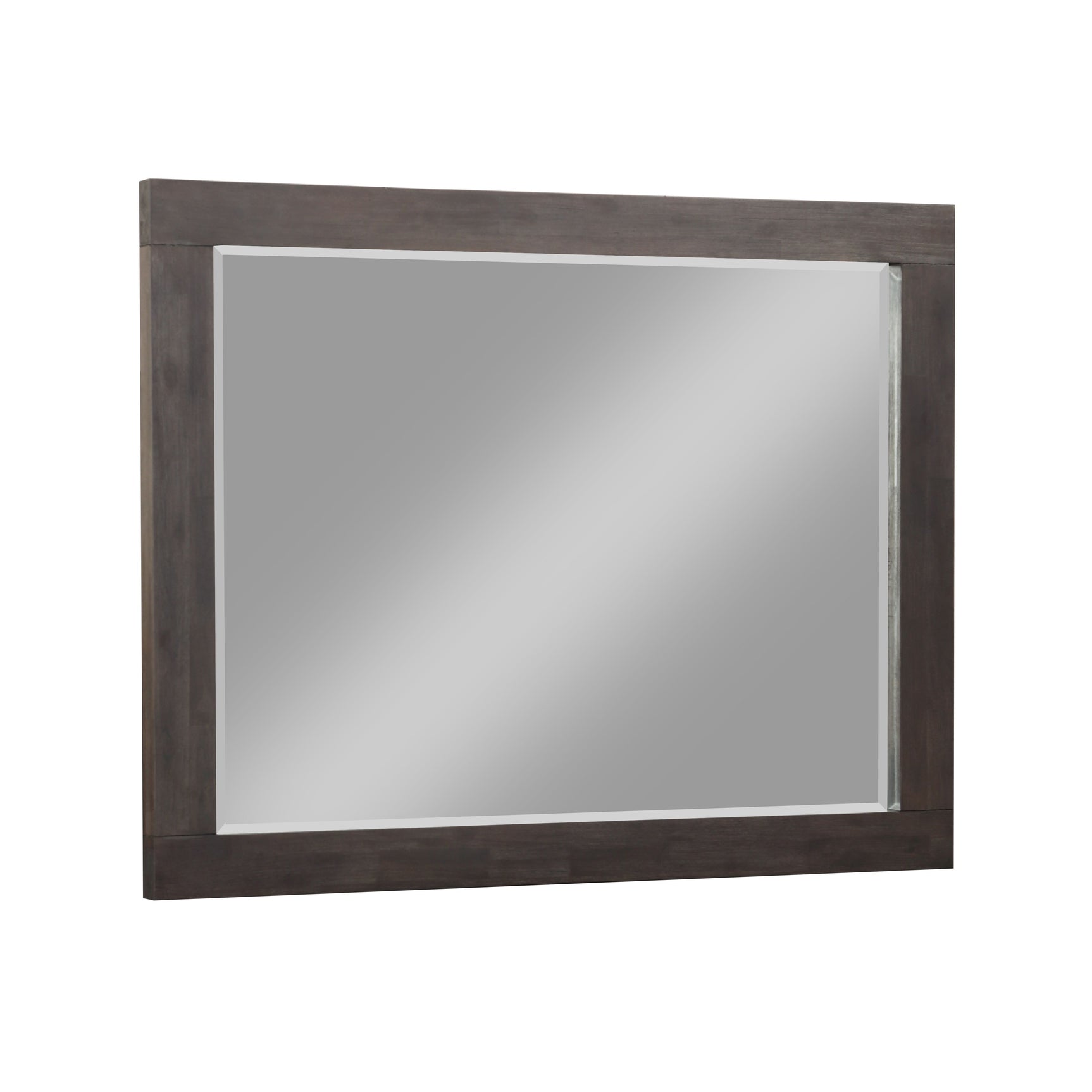 Heath Beveled Glass Mirror in Basalt Grey - Ornate Home